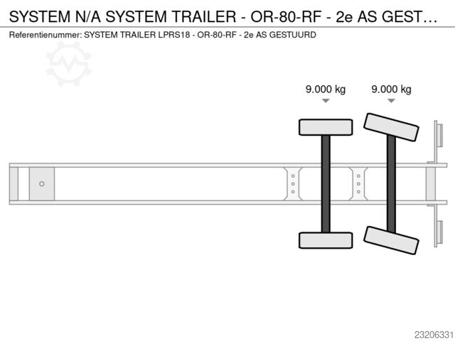  SYSTEM N/A SYSTEM TRAILER - OR-80-RF - 2e AS GESTUURD ...