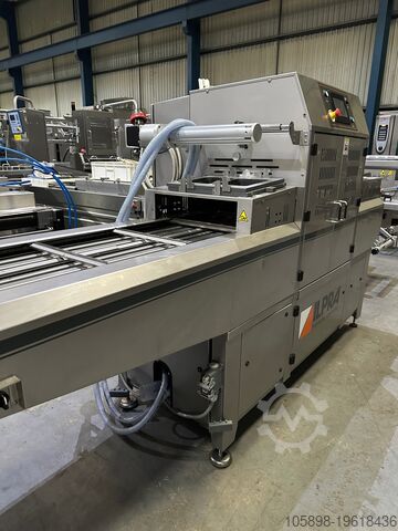 Tray sealer / skinpacker. 2023 machine. Ilpra FP FoodPack Speedy Duo Overskin