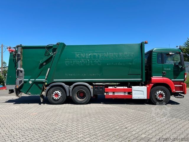 Garbage truck MAN TGS 26.320 / Faun Variopress 524