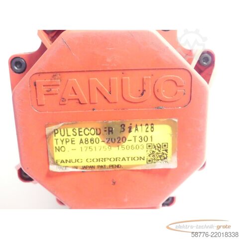 Control unit Fanuc A06B-0063-B003 Servo Motor SN C153F33DB + Pulsecoder A860-2020-T301