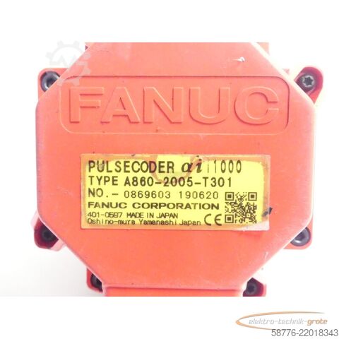 Control unit Fanuc A06B-0218-B001 Servo Motor SN C197F19B6 + Pulsecoder A860-2005-T301