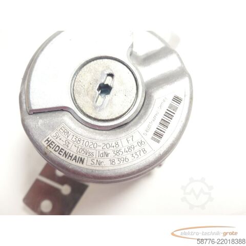 Component Heidenhain Haidenhain ERN 1381.020-2048 Drehgeber ID 385 489-06 SN 18396337B