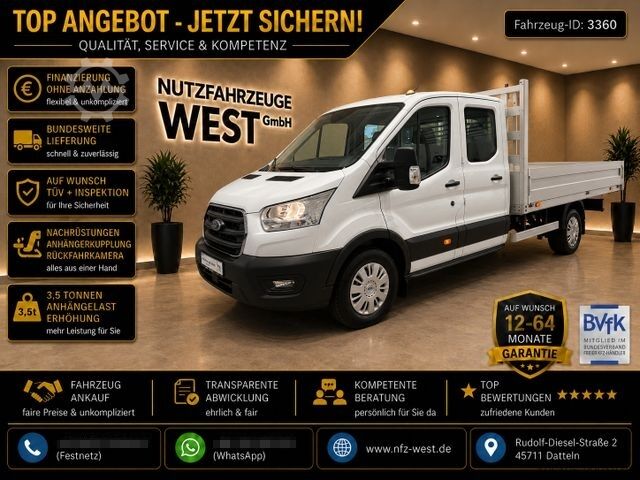Pick-up van FORD Transit DoKa Maxi Pritsche=4.200mm*L5*Garantie