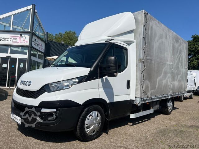 Curtain sider van IVECO Daily 35S17 3,0 HPI Maxi Pritsche+Plane
