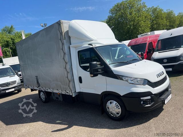 Curtain sider van IVECO Daily 35S17 3,0 HPI Maxi Pritsche+Plane