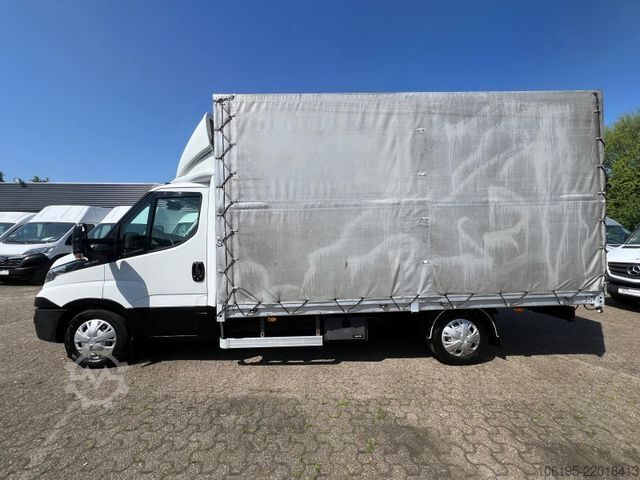 Curtain sider van IVECO Daily 35S17 3,0 HPI Maxi Pritsche+Plane