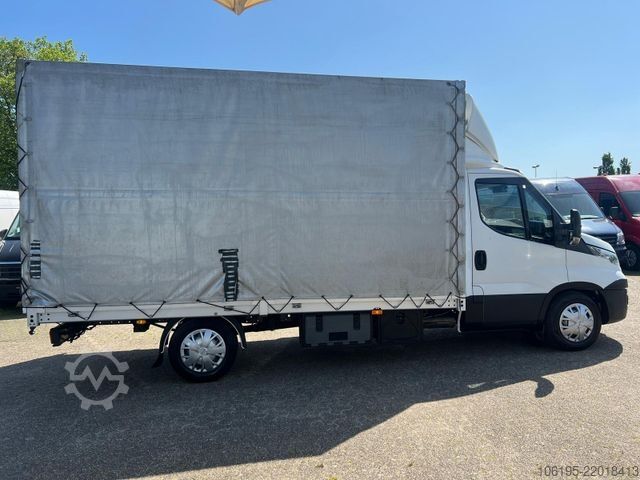 Curtain sider van IVECO Daily 35S17 3,0 HPI Maxi Pritsche+Plane