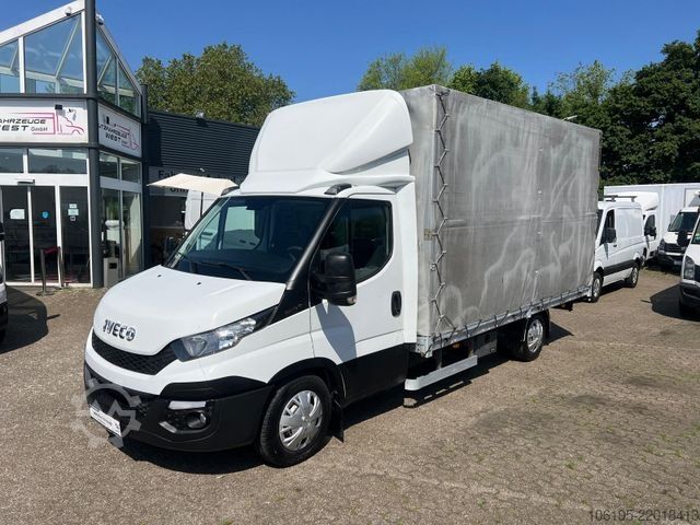 Curtain sider van IVECO Daily 35S17 3,0 HPI Maxi Pritsche+Plane