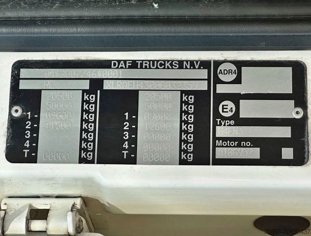 Kühlkoffer-LKW DAF XF 460 SSC ONLY 636.000 KM TAIL LIFT 24 CC + 26