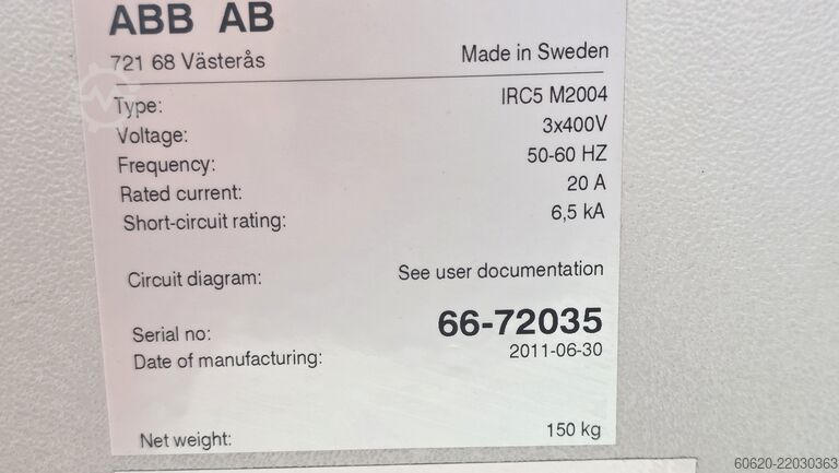 Industrial robot ABB IRB 6640-205/2.75 ABB IRB 6640-205/2.75