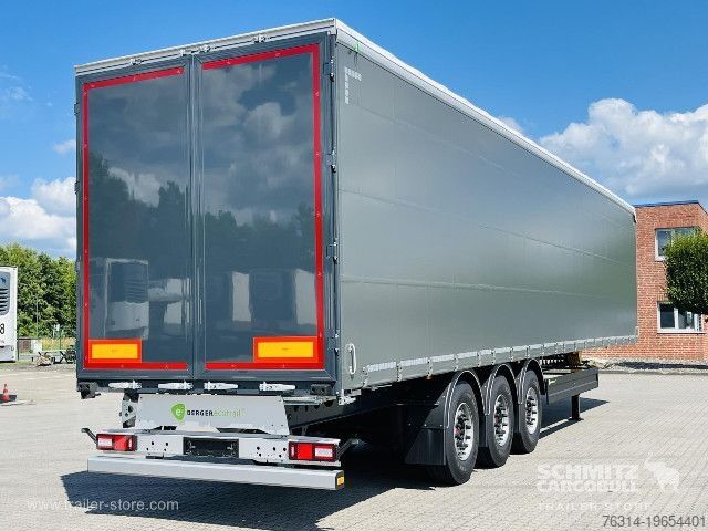 Open semitrailer with tarp Berger Curtainsider Standard Getränke
