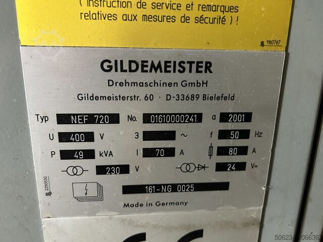 CNC turning and milling center Gildemeister NEF720