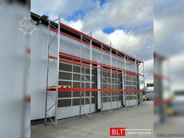 Heavy-duty shelf ca. 14 lfm. Palettenregale H: 650cm Fachlast: 3000 kg , 60 Palettenplätze