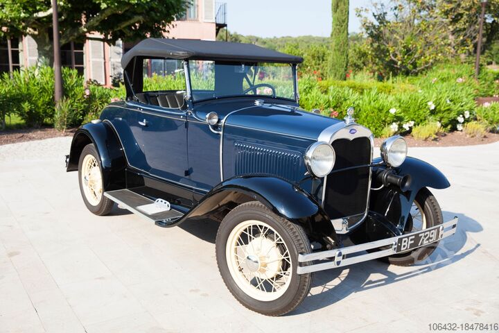 Voiture de Collection avec certification FORD FORD 1930 Model A Roadster de-luxe