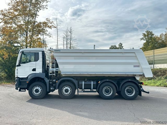 Tipper truck MAN TGS 41.480 BB 8X4 Euromix Mulden Kipper HARDOX