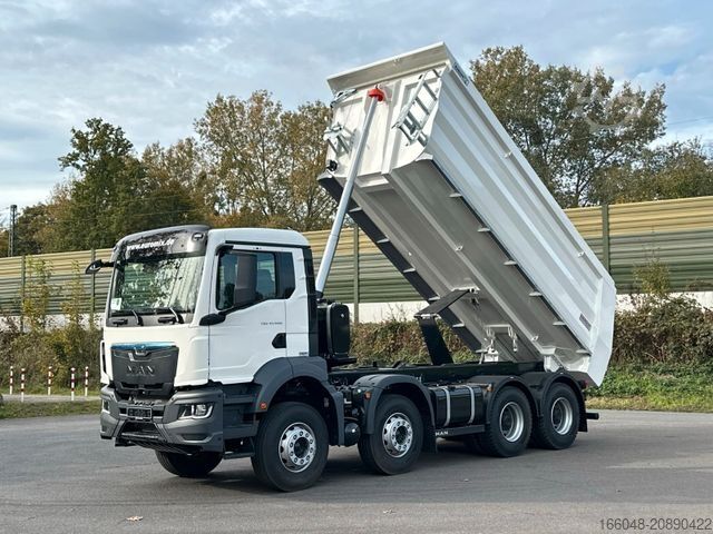 Tipper truck MAN TGS 41.480 BB 8X4 Euromix Mulden Kipper HARDOX