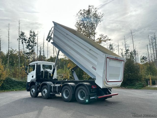 Tipper truck MAN TGS 41.480 BB 8X4 Euromix Mulden Kipper HARDOX