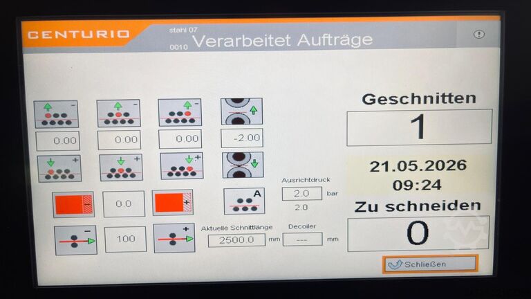 Slitting line Krasser CENTURIO 1250