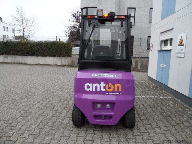 Electric 4-wheel forklift Jungheinrich anton CBH 3.0 - Triplex - Kabine - NEU!