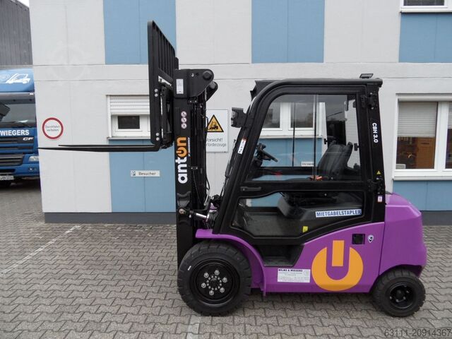 Electric 4-wheel forklift Jungheinrich anton CBH 3.0 - Triplex - Kabine - NEU!