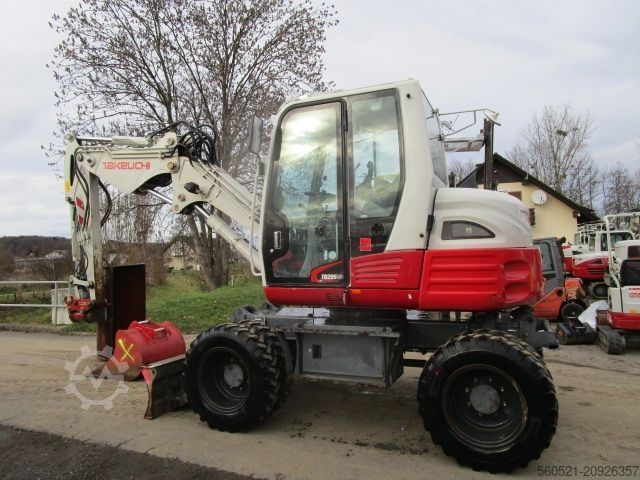 Mobilbagger Takeuchi TB 295W - POWERTILT + Schnellw + 3 Löffel