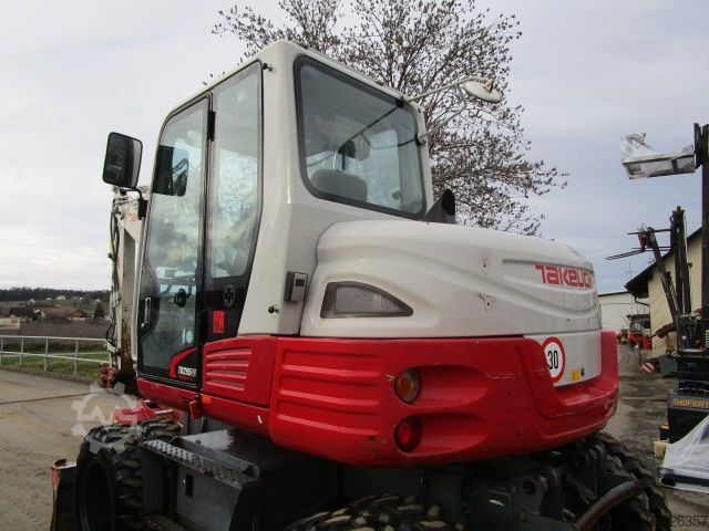Mobilbagger Takeuchi TB 295W - POWERTILT + Schnellw + 3 Löffel