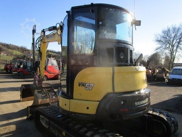 Minibagger Yanmar VIO 57 - POWERTILT + Schnellwechsler + 4 Löffel