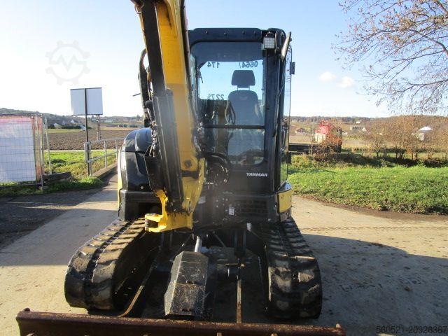 Minibagger Yanmar VIO 57 - POWERTILT + Schnellwechsler + 4 Löffel