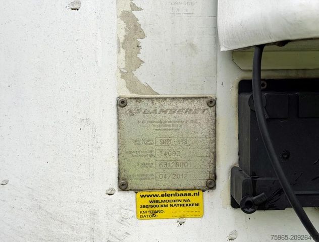 Kühlauflieger LAMBERET THERMO KING SLX300 WITH ONLY 763 HOURS !!! NEW A
