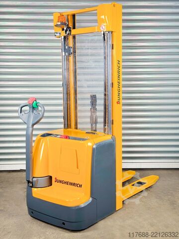 High lift truck pedestrian Jungheinrich EJC 216z - Triplex 5.25m - nur 2.066 Std.