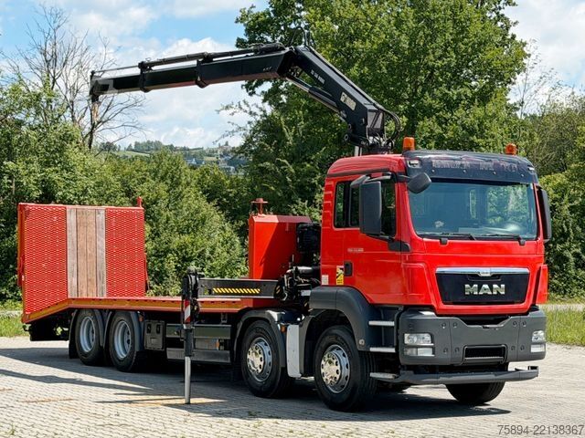 Car carrier truck MAN TGS 35.360* Abschleppwagen 7,80m * KRAN/ FUNK