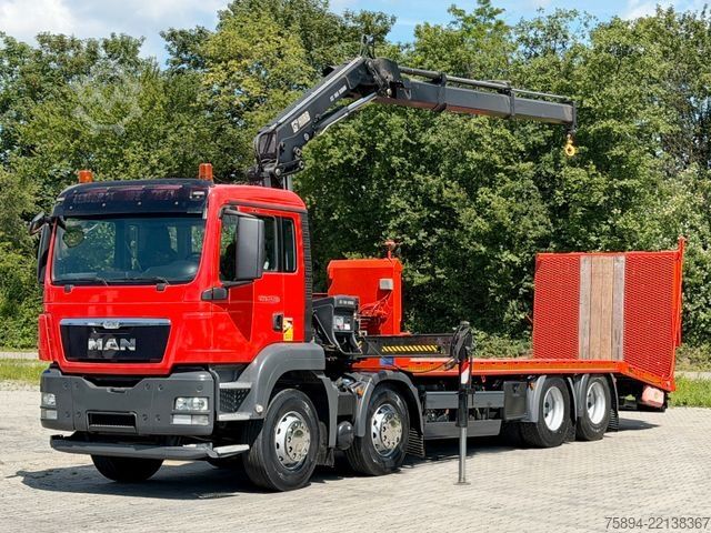 Car carrier truck MAN TGS 35.360* Abschleppwagen 7,80m * KRAN/ FUNK