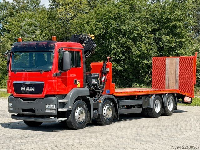 Car carrier truck MAN TGS 35.360* Abschleppwagen 7,80m * KRAN/ FUNK