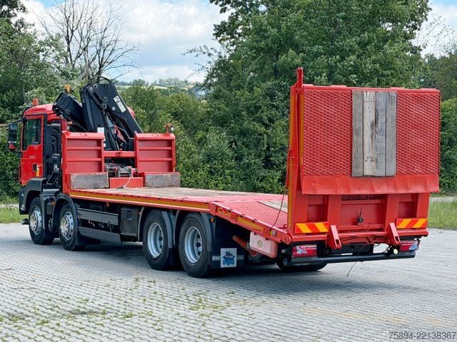 Car carrier truck MAN TGS 35.360* Abschleppwagen 7,80m * KRAN/ FUNK