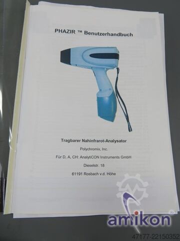 Portable near-infrared analyzer Polychromix Phazir NIR-Spektrometer Model: 1624
