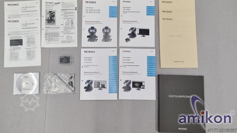 Profilometer Keyence VR-5000 + VR-5200