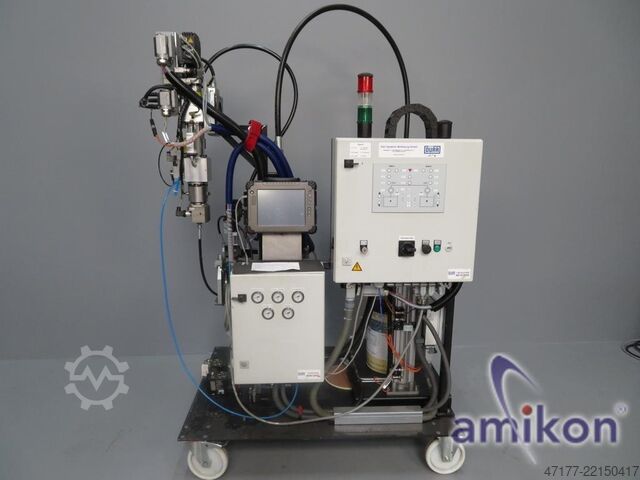 Test station for adhesive heads included DÜRR 5 Robotergeführte Kleberköpfe