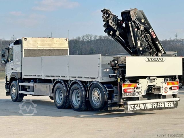 Truck mounted crane VOLVO FMX 460 HIAB X - HIPRO 302 EP - 5 + FUNK/ 8x4