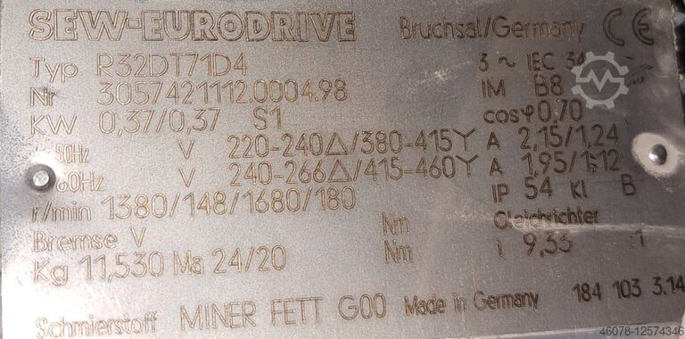 Belt conveyor Transnorm 5700-600-500