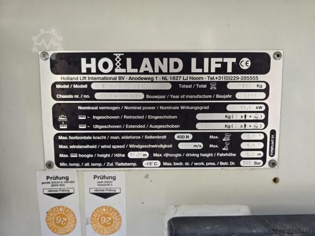 Scherenhebebühne Holland Lift N-165EL12