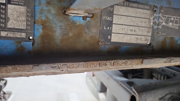 Curtain sided GENERAL TRAILERS TF34CZ1LL1NA (DISK BRAKES /  DISQUE / SMB axles)