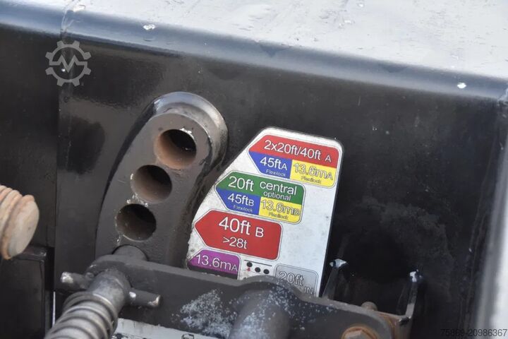 Container transportation D-TEC FLEXITRAILER - ADR FL - ALL CONNECTIONS - LIFT ...