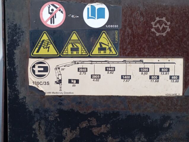 Truck mounted crane DAF LF 18T LF 320 CV con gru EFFER