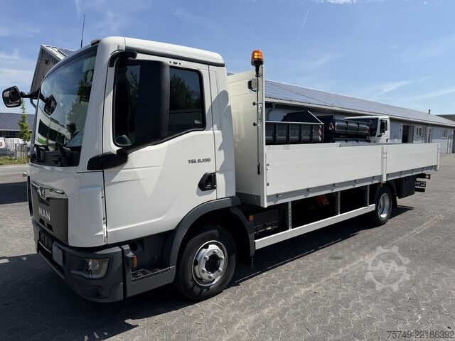 Pick-up van man TGL 8.190 BL Alu Pritsche 6.10m! AHK Maul + 3.5T