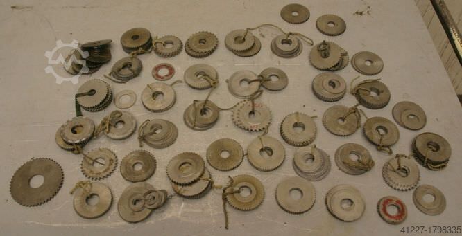 Disc cutters, approx. 100 pieces Stahl verschiedene Durchmesser