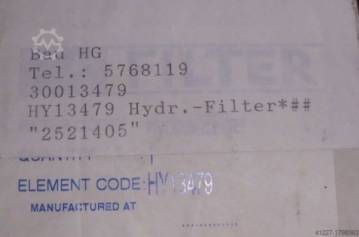 Hydraulikfilter Filter HY13479