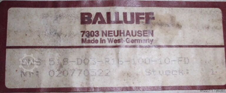 Row limit switch Balluff BNS 519-D03 R16-100-10-FD