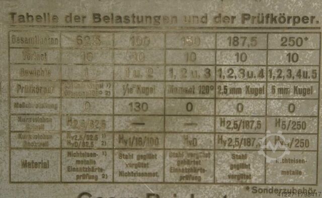 Hardness tester Reicherter BRIRO UV