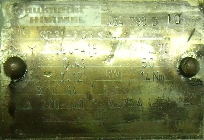 Geared motor 0.12 kW 50 rpm Bauknecht Himmel WK0341501