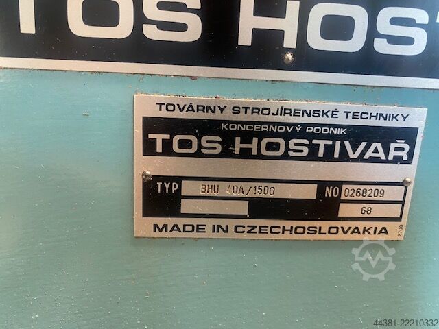 Cylindrical grinding machine TOS Hostivař BHU 40 A / 1500